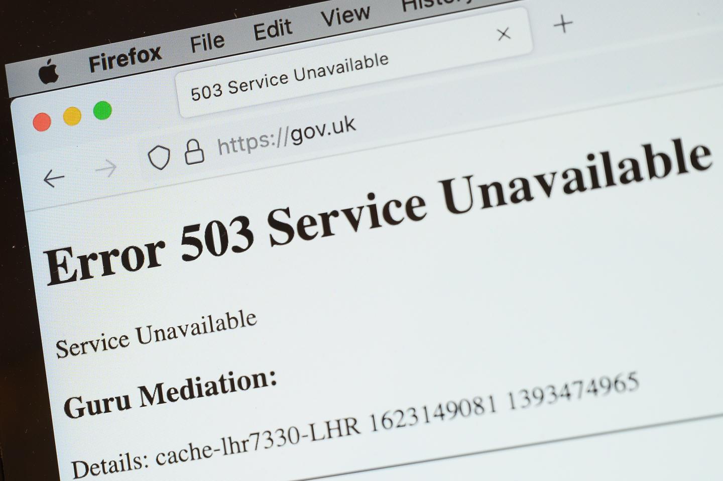 Just one individual brought a huge chunk of the Internet down on Tuesday