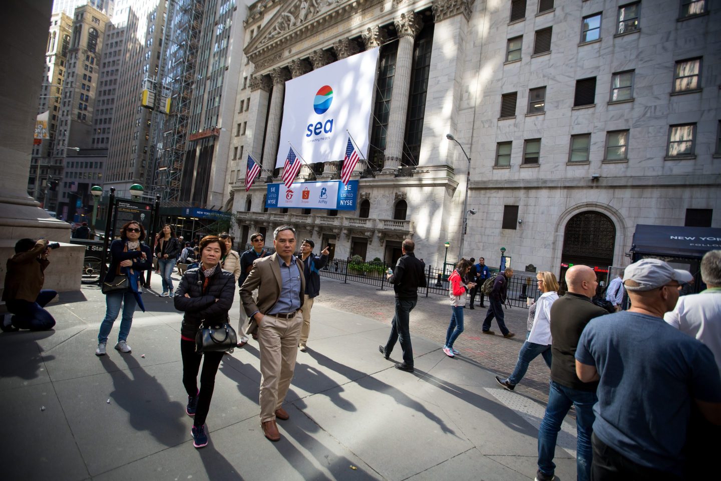 Trading On The Floor Of The NYSE As Dollar Gains With U.S. Stocks on Trump Tax