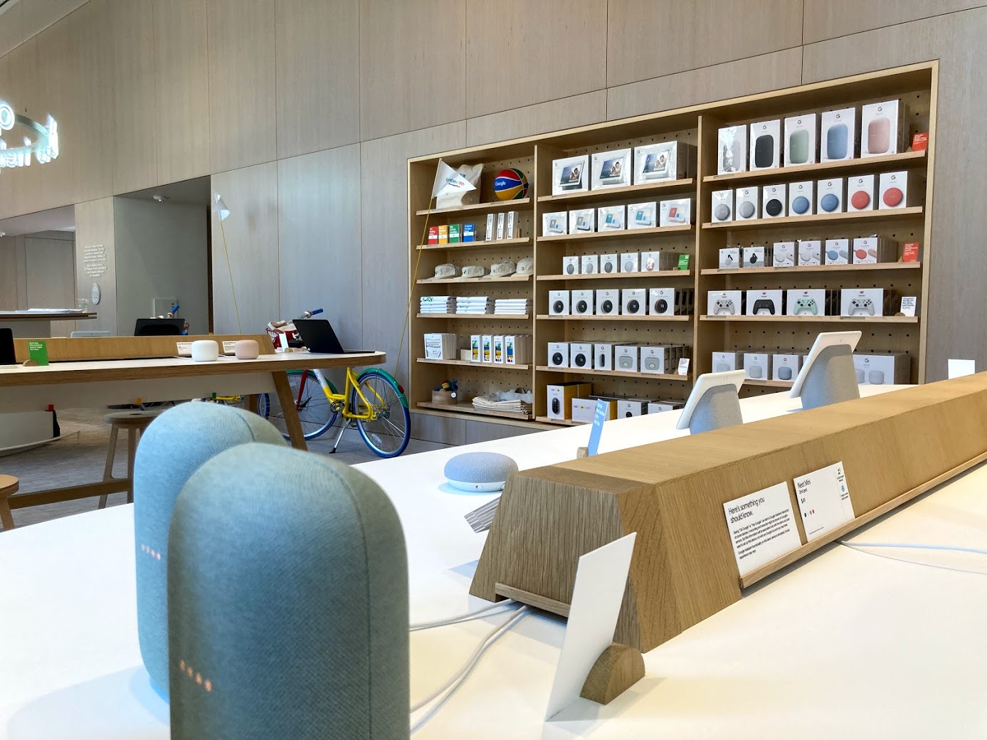 Inside the new Google Store which debuted in New York City on Thursday, June 17, 2021.