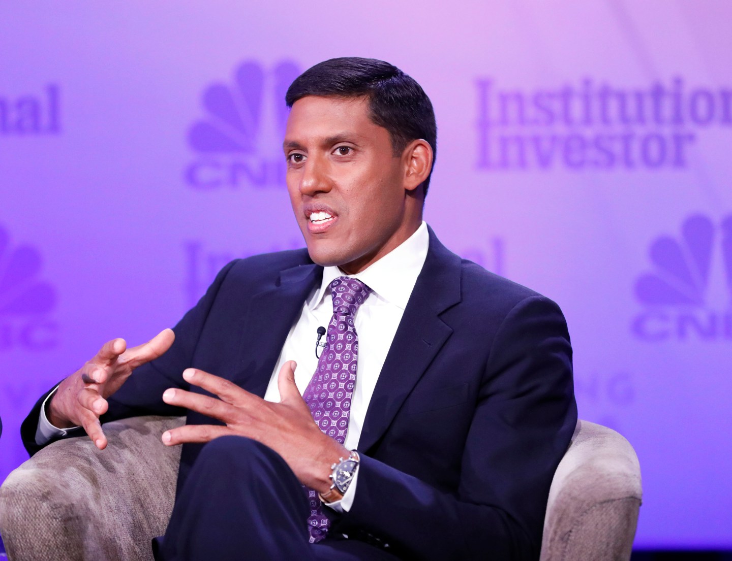 Dr. Rajiv Shah, The Rockefeller Foundation President speaks at "The Alpha of ESG" panel at the CNBC Institutional Investor Delivering Alpha conference September 19th in New York City.