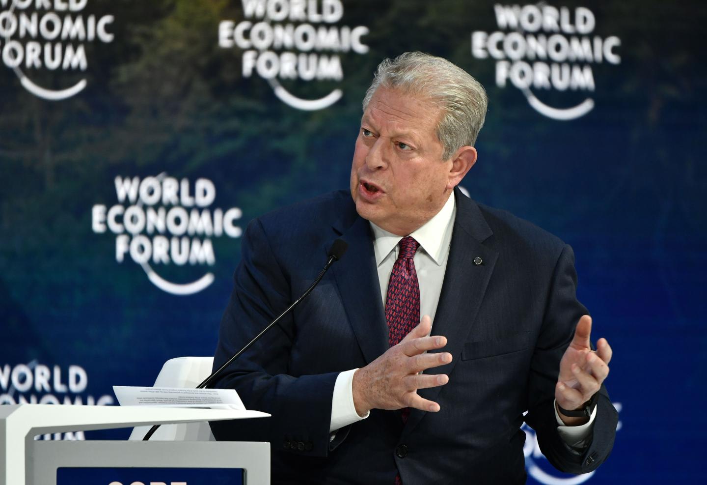 Al Gore says the world is finally making progress on addressing climate change