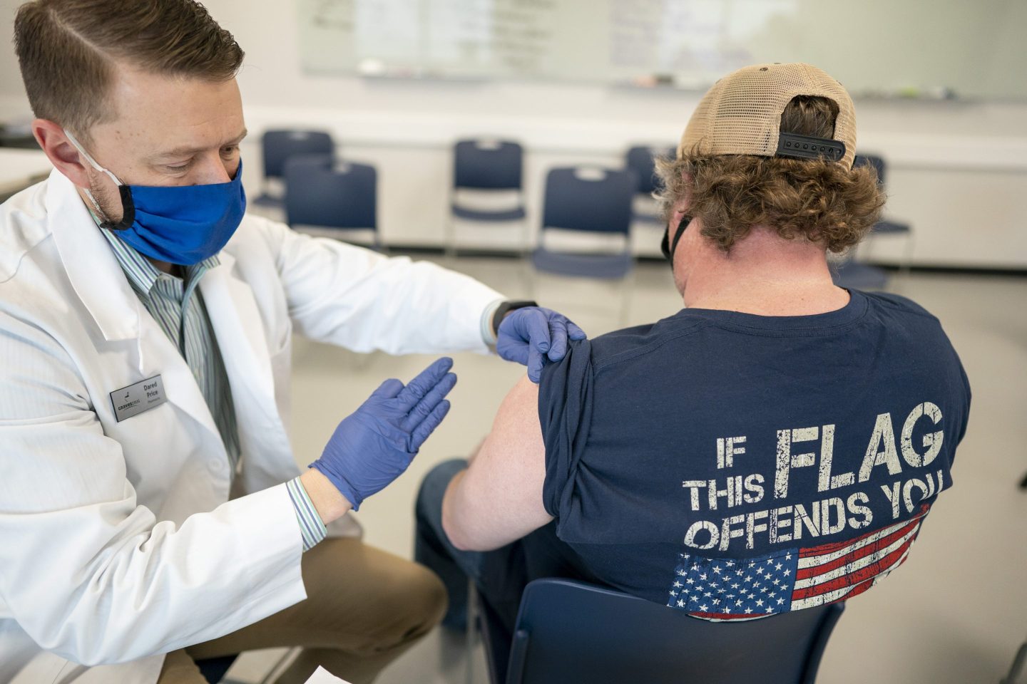 The U.S. COVID surge may be convincing some vaccine-hesitant Americans to get the shot