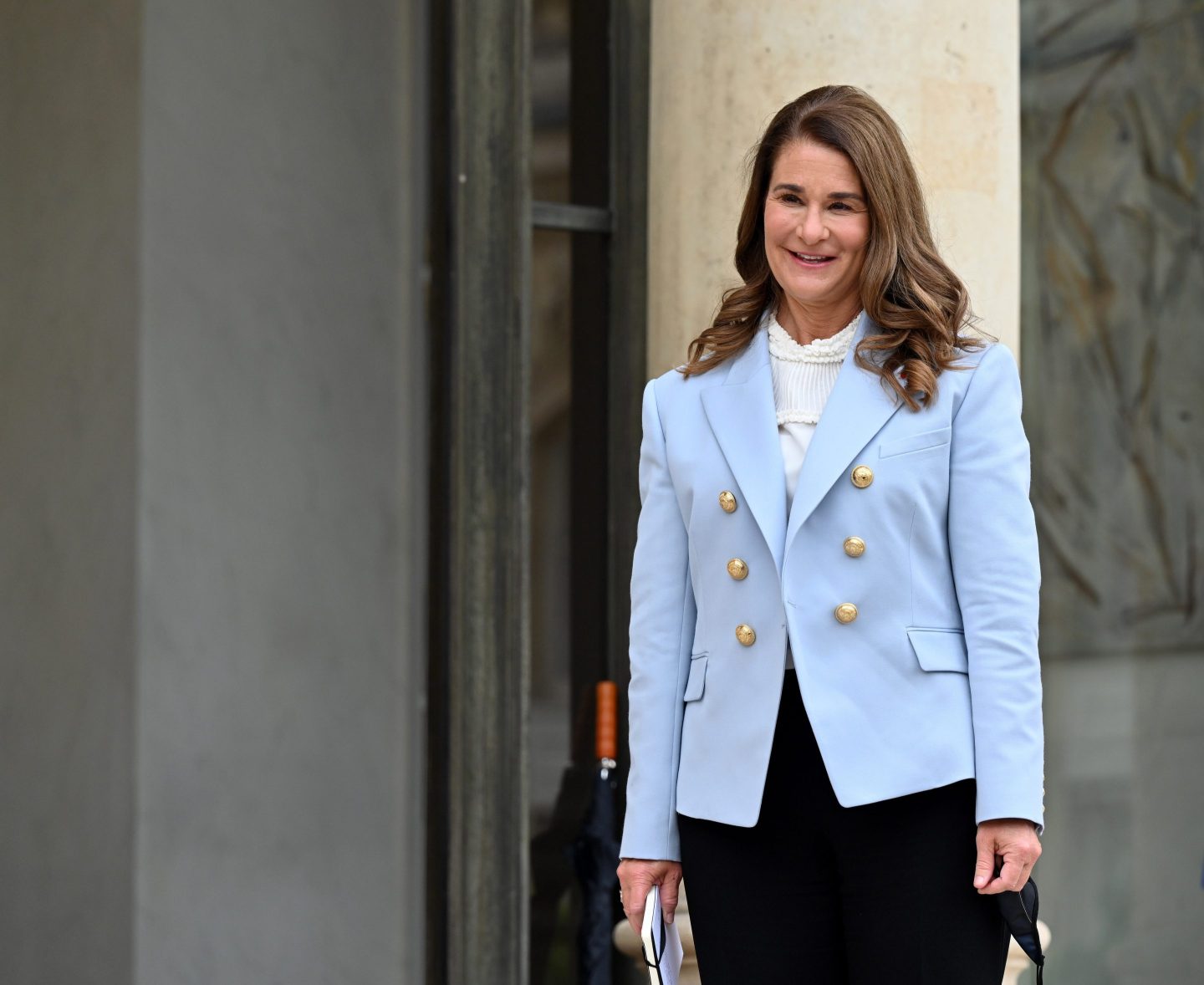 Melinda Gates at the Elysee Palace in Paris