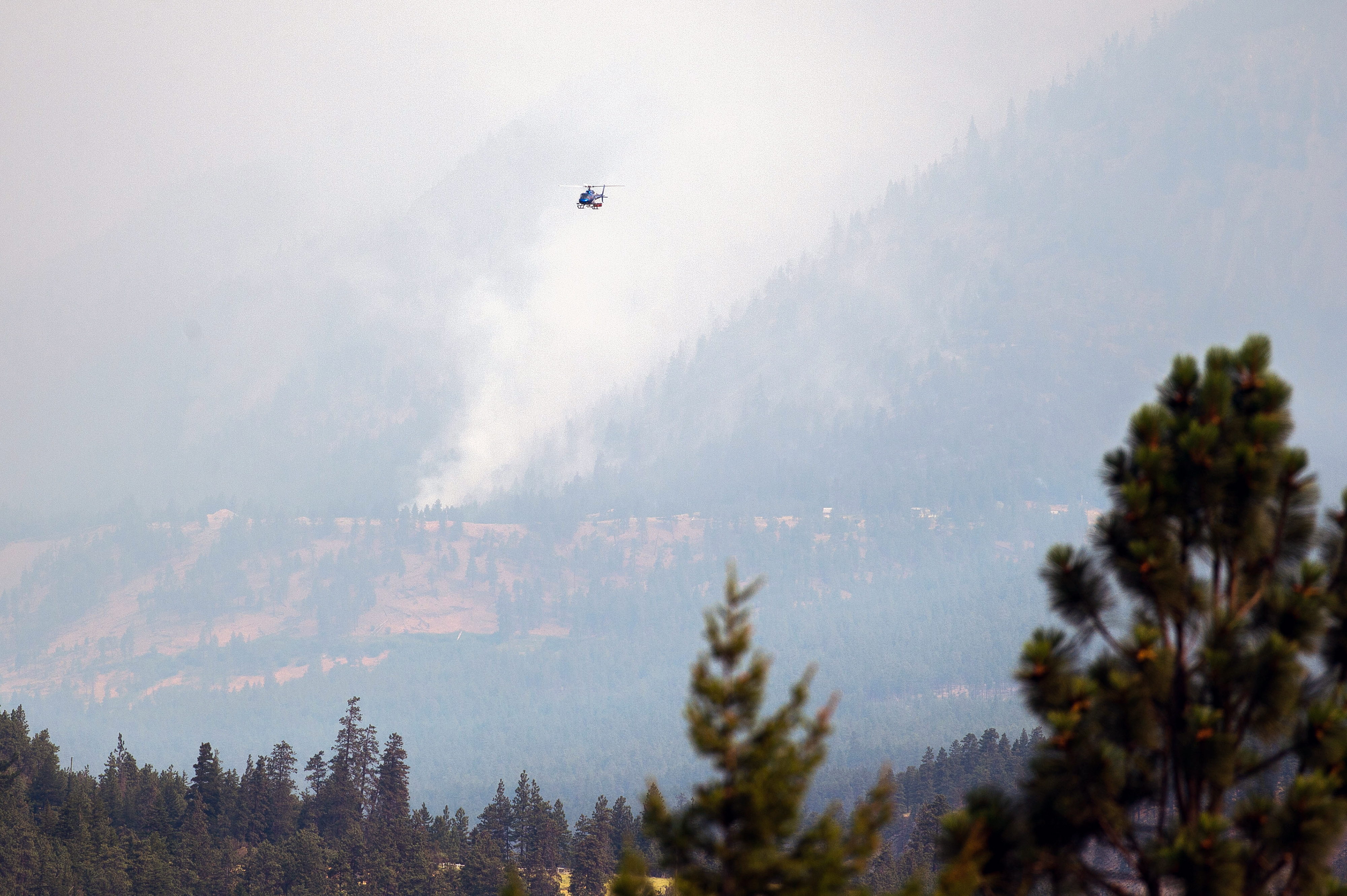 Fires in British Columbia may impact lumber prices. 
