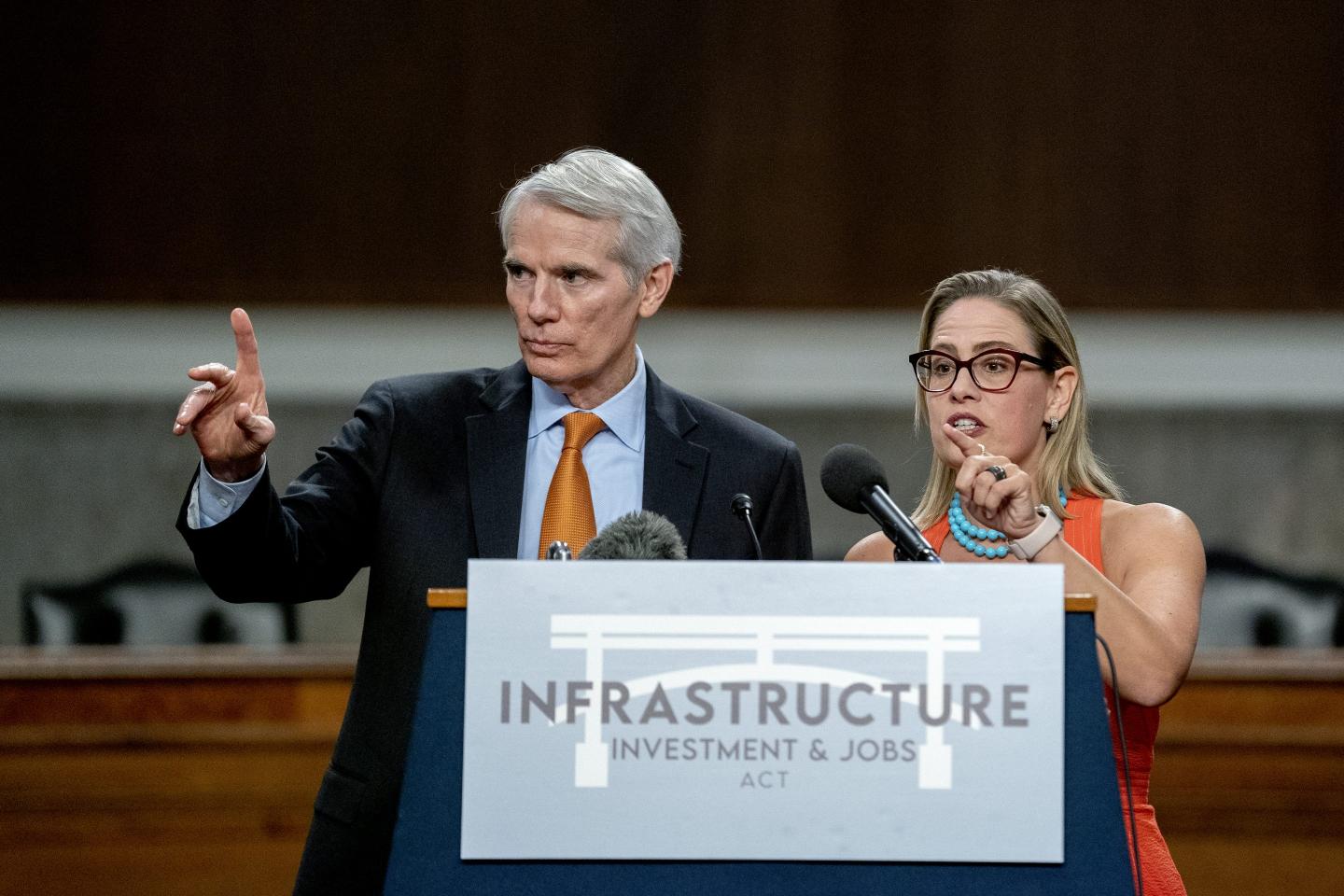 The U.S. Senate votes to begin work on a $1 trillion infrastructure plan in rare show of bipartisanship