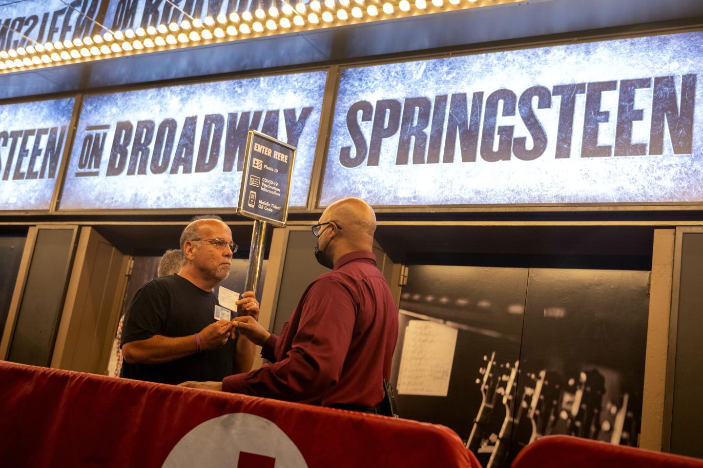 As Broadway reopens, theatergoers must provide proof of vaccination and follow mask protocols