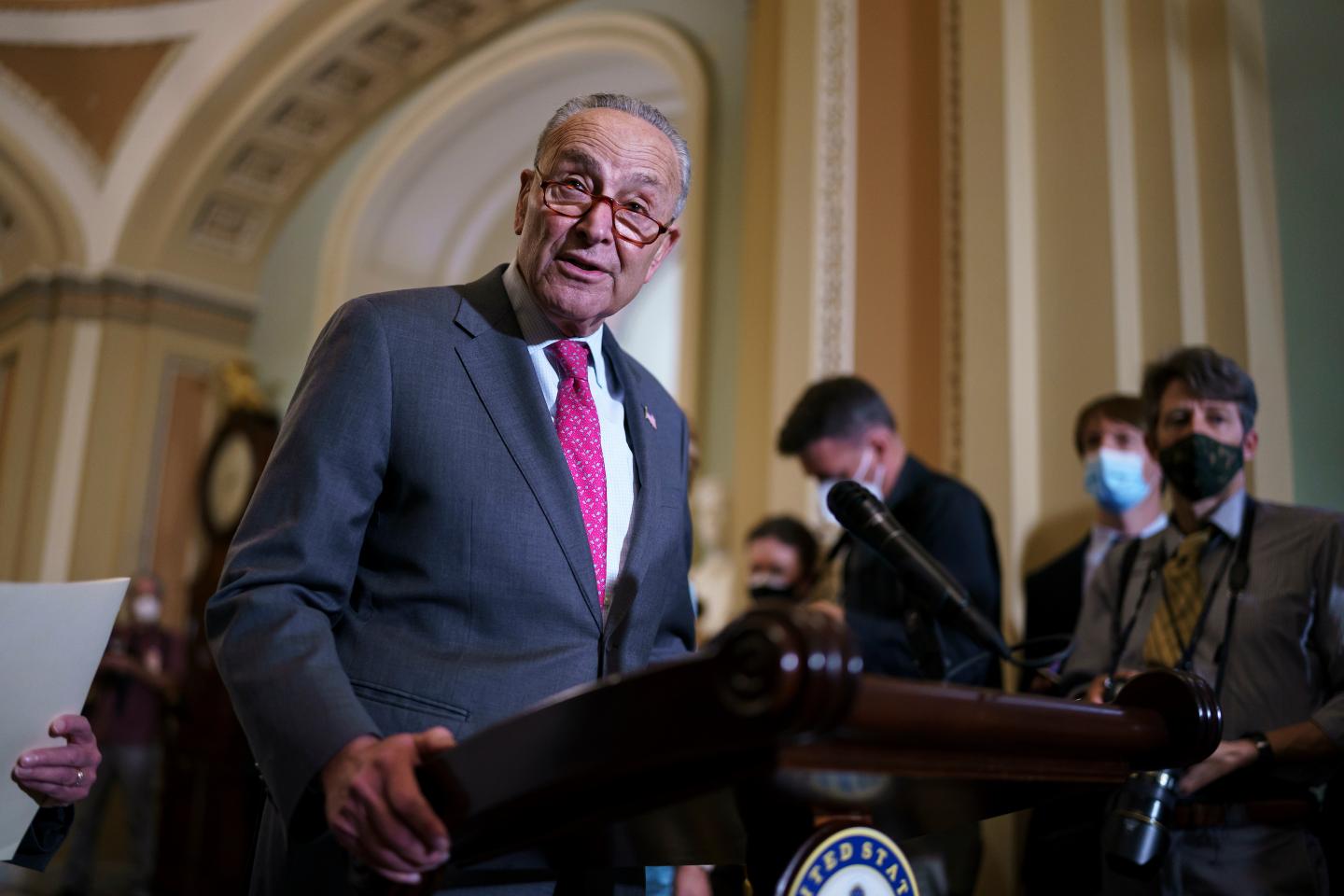 Senate Democrats unveil $3.5 trillion plan for social, climate efforts