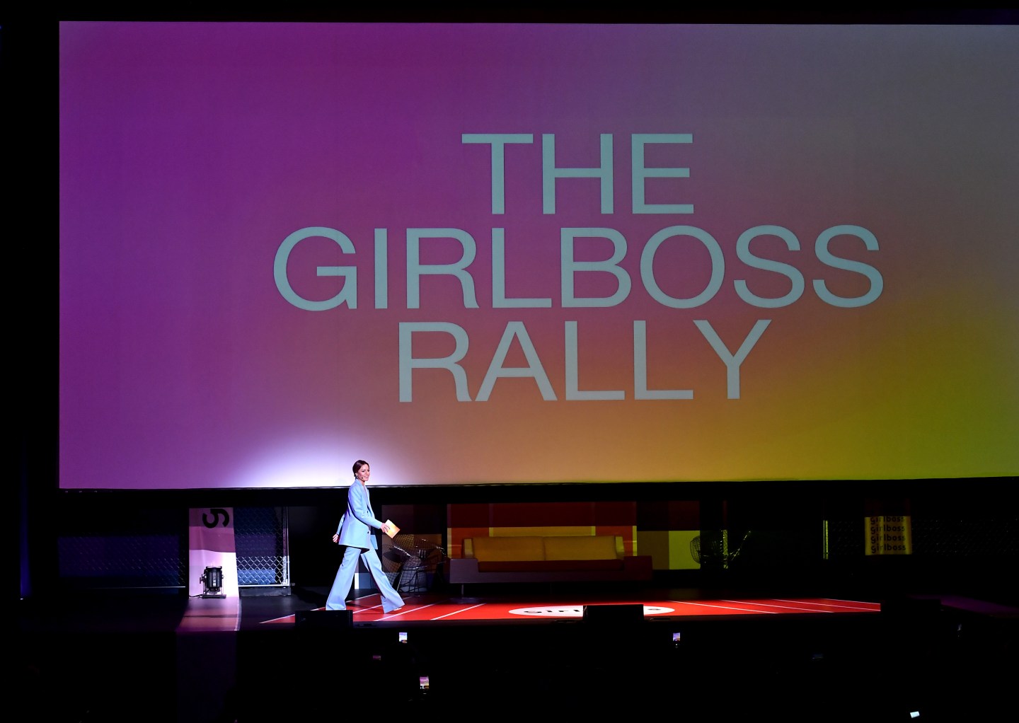 Sophia Amoruso speaks onstage during the 2019 Girlboss Rally at UCLA on June 30, 2019 in Los Angeles, California.