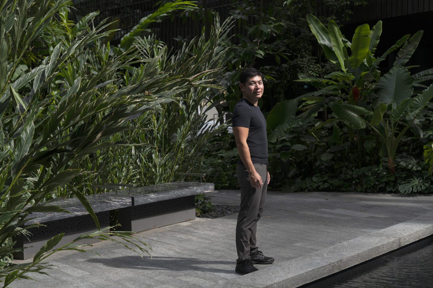 Portraits of Grab CEO Anthony Tan