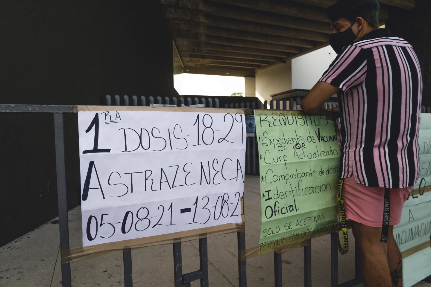 Mexico asks the U.S. for millions more COVID vaccine doses to help battle its third wave