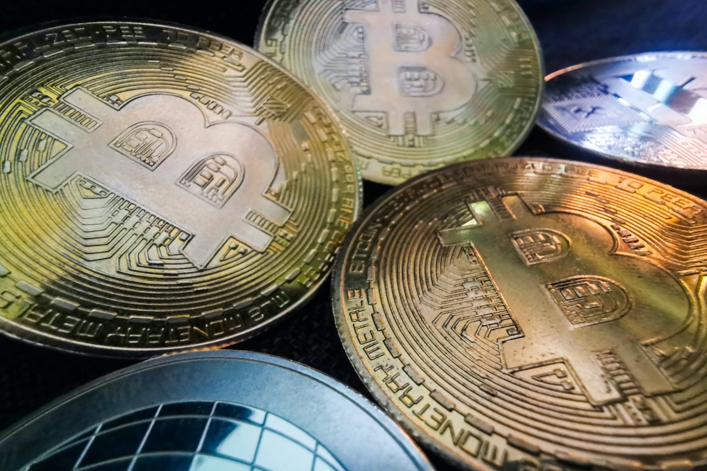 Representation of Bitcoin cryptocurrency is seen in this illustration photo taken in Sulkowice, Poland on August 10, 2021. (Photo Illustration by Jakub Porzycki/NurPhoto via Getty Images)