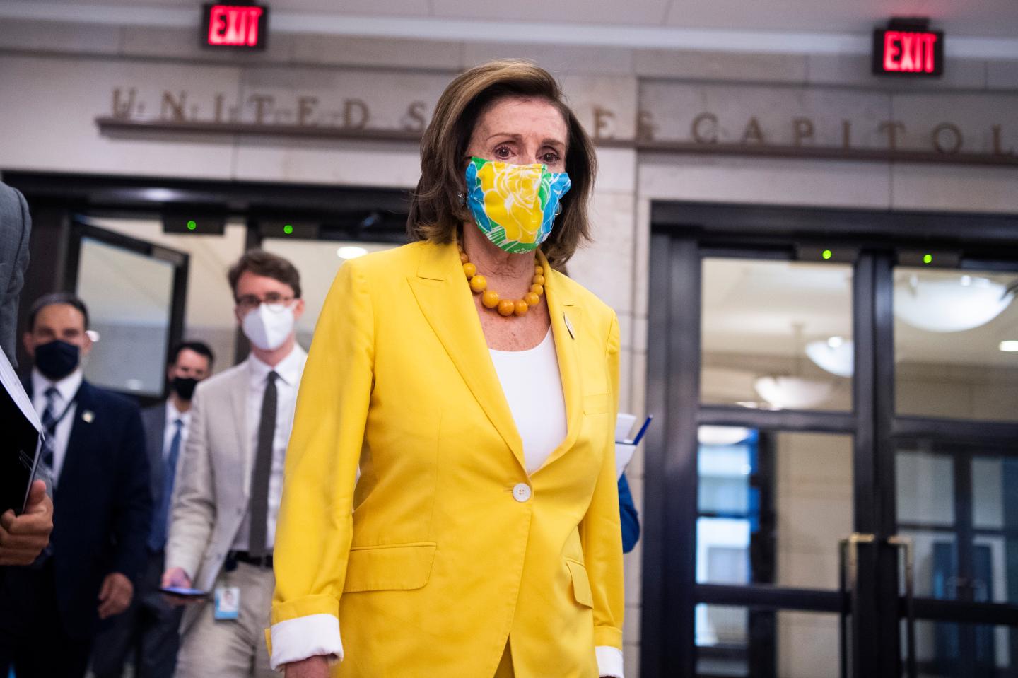 Nancy Pelosi leads divided Democratic Party to agreement on infrastructure