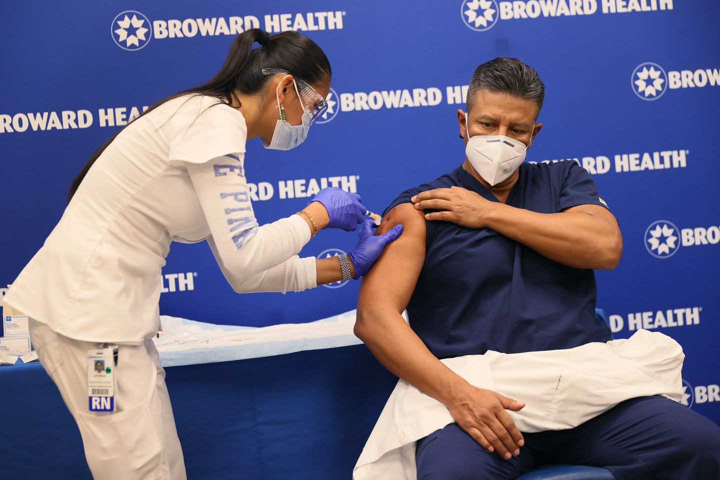 Vaccine efficacy among frontline workers declined as Delta arose, according to CDC study