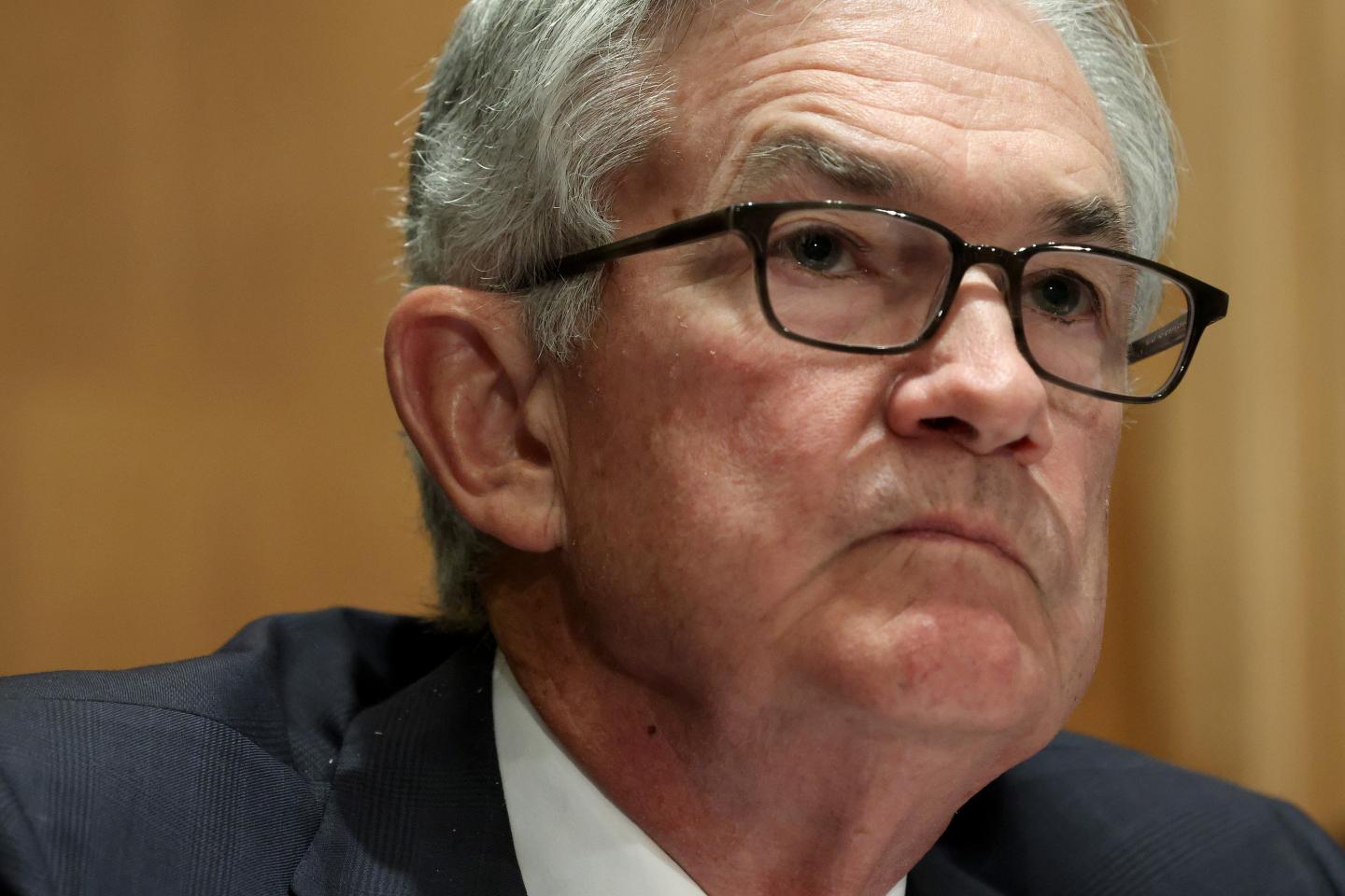 Federal Reserve Board Chairman Jerome Powell testifies before the Senate Banking, Housing and Urban Affairs Committee July 15, 2021 in Washington, DC.