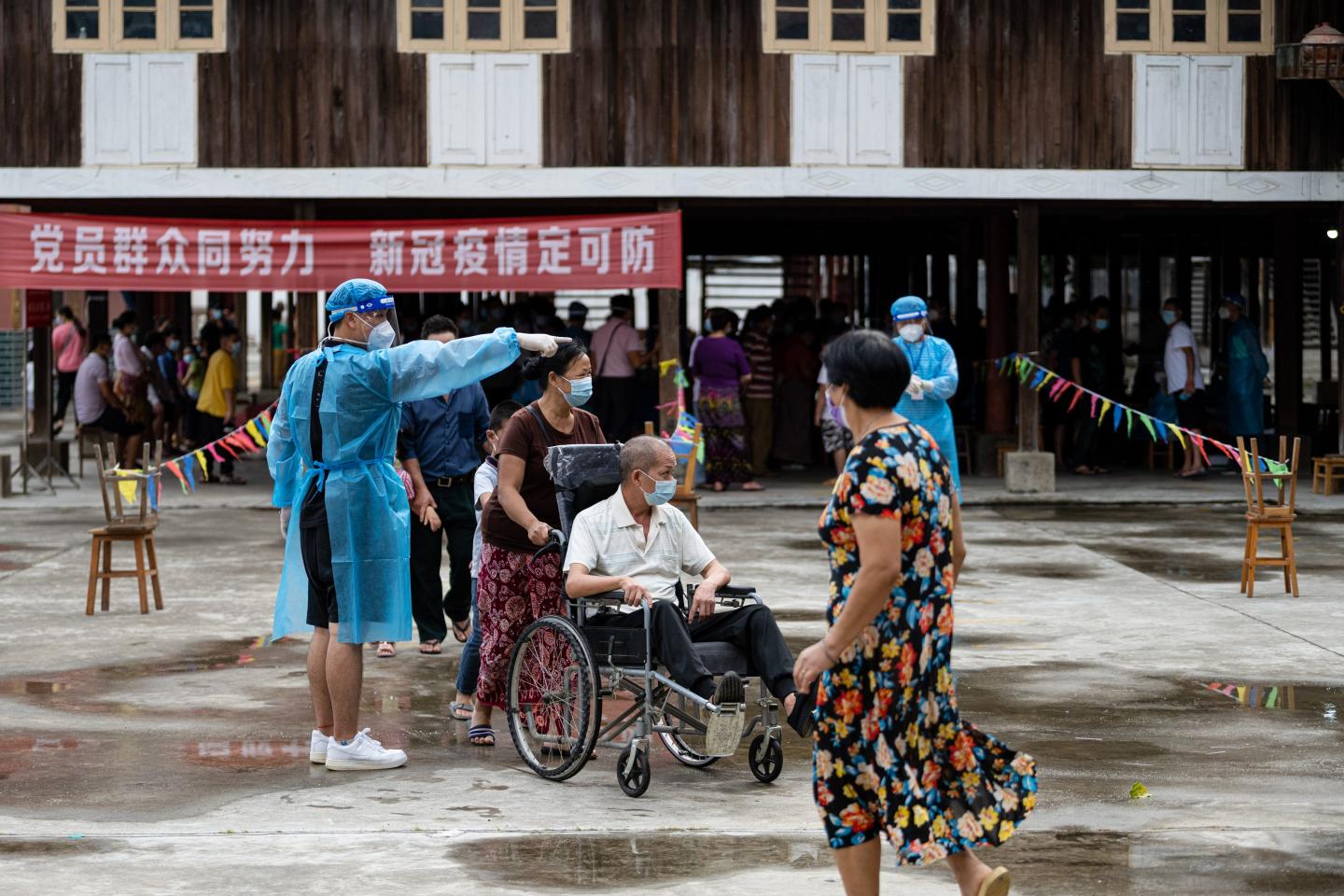 Dozens of Chinese officials have been punished for failing to curb its new Delta variant outbreak