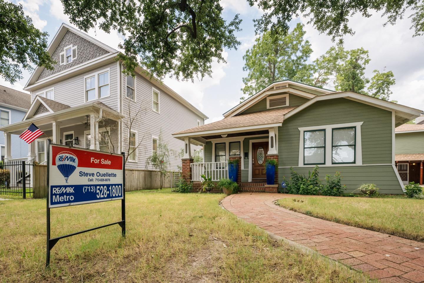 A home, available for sale, is shown on August 2021 in Houston, Texas.