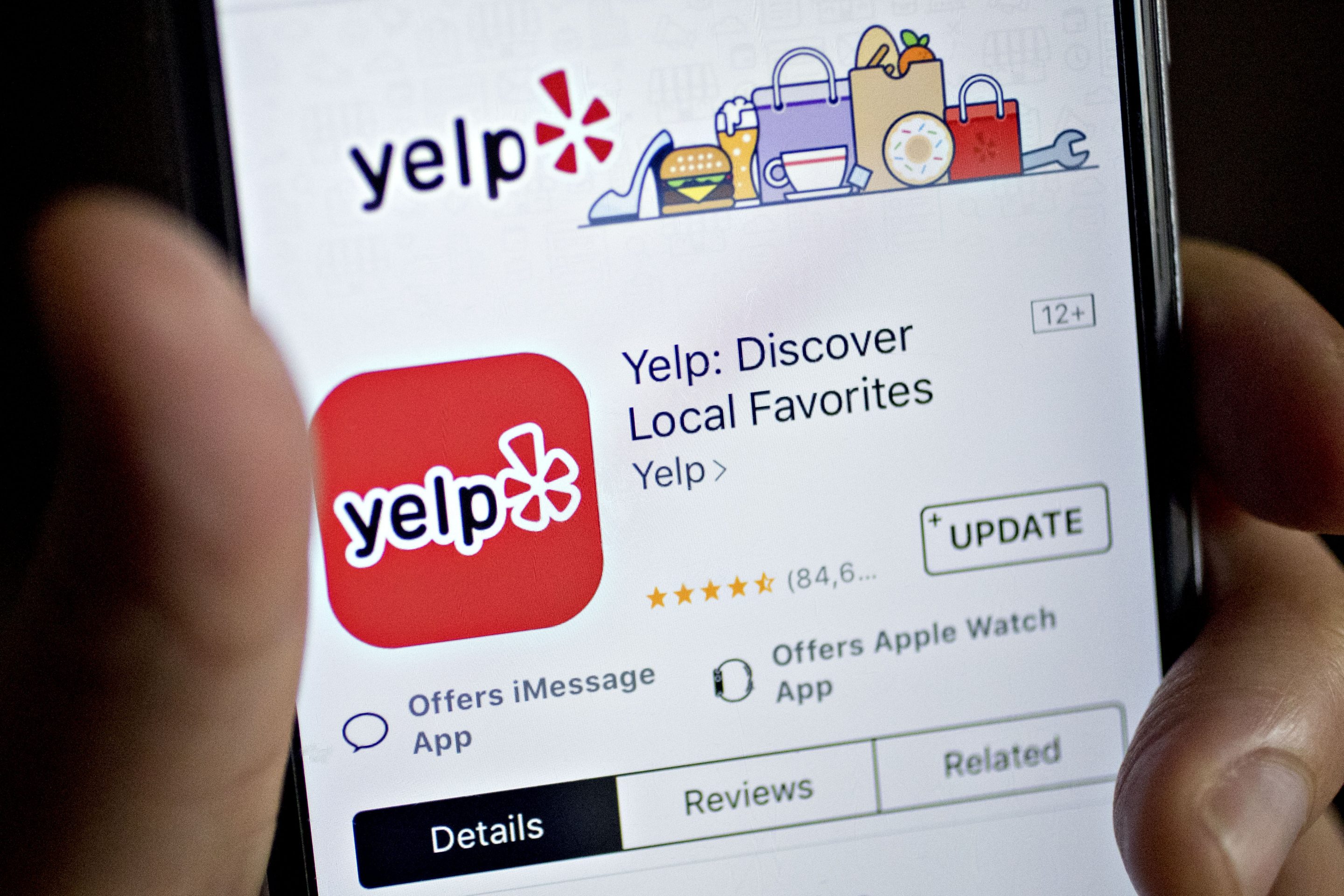 Yelp app