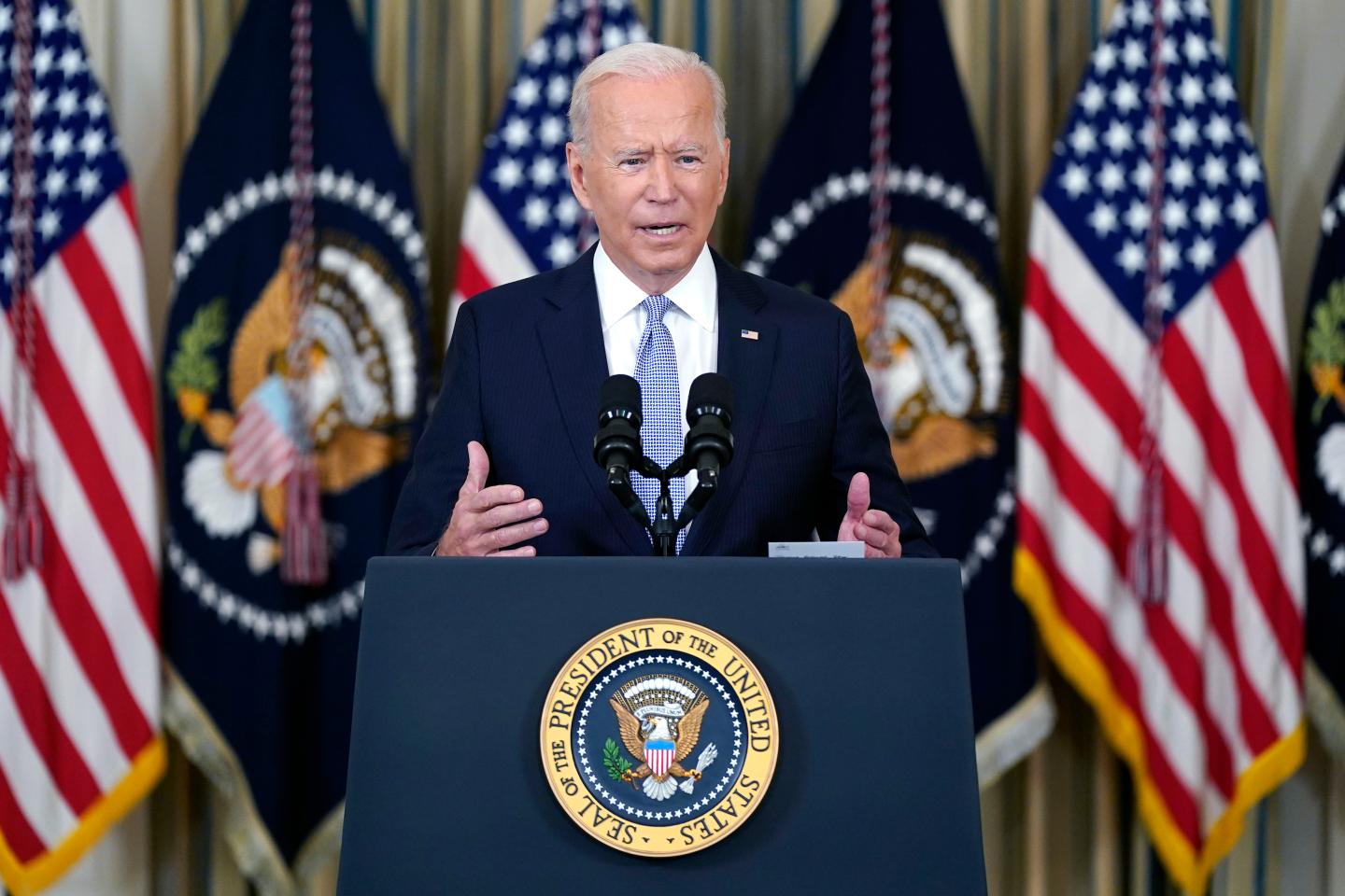 Biden urges eligible Americans to get COVID booster shots ASAP