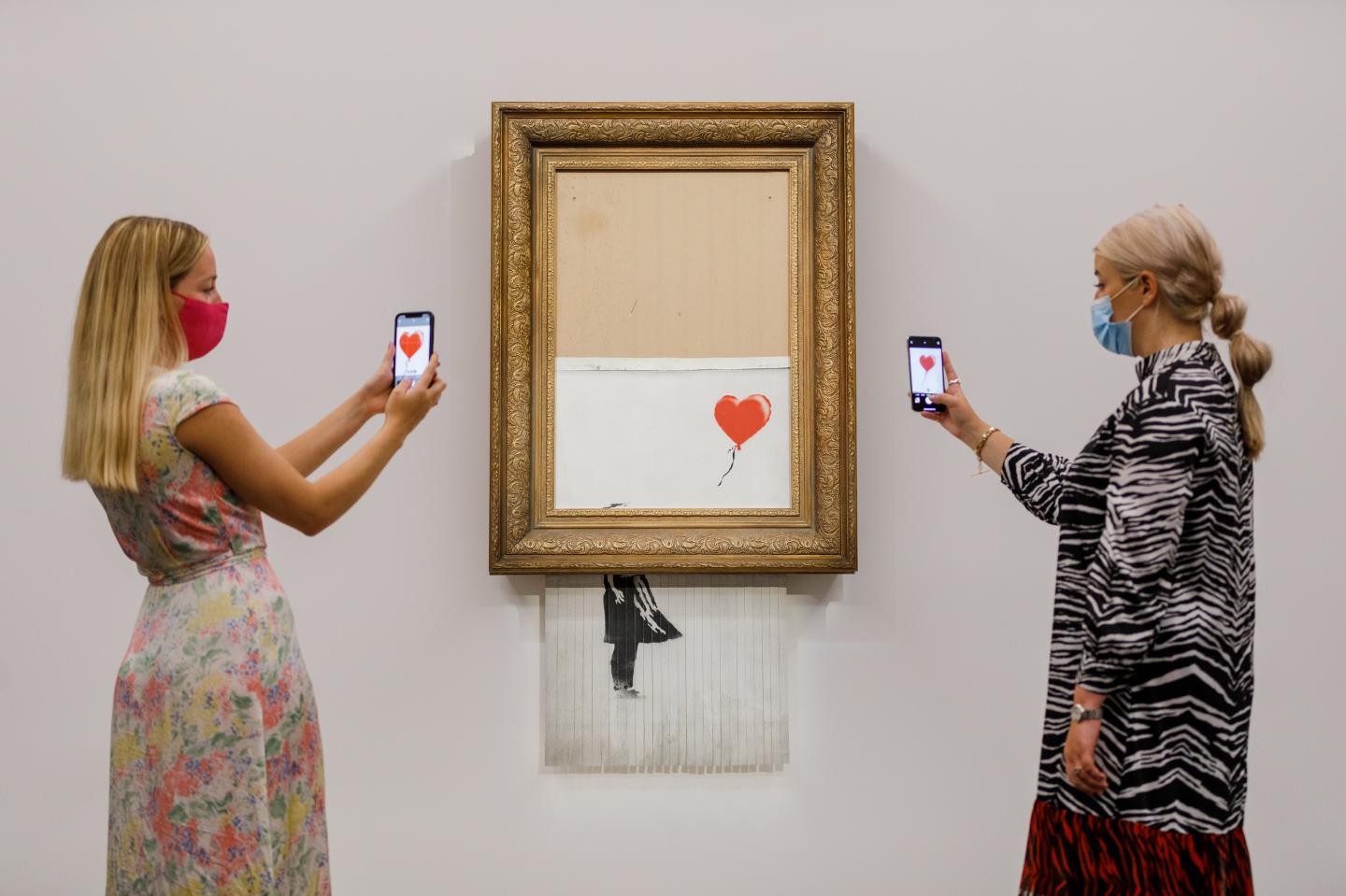 Banksy painting that was shredded at auction is back on sale—at up to 6x the price