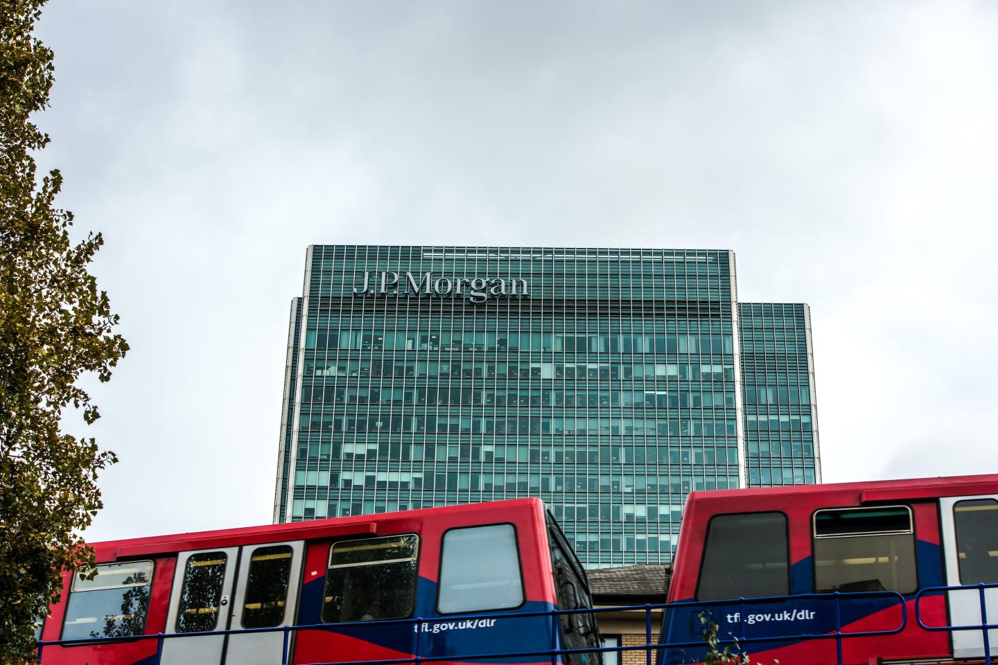 Climate protestors break windows at JPMorgan offices in London