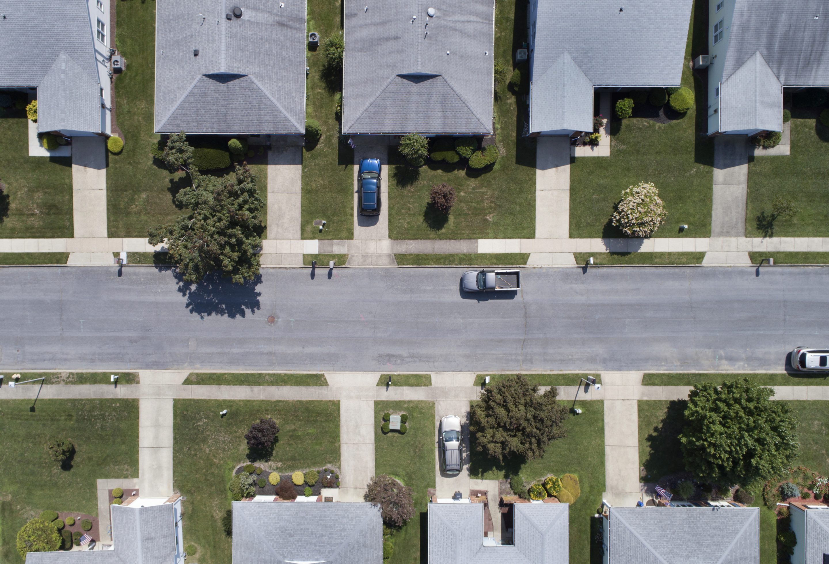 Rows of houses