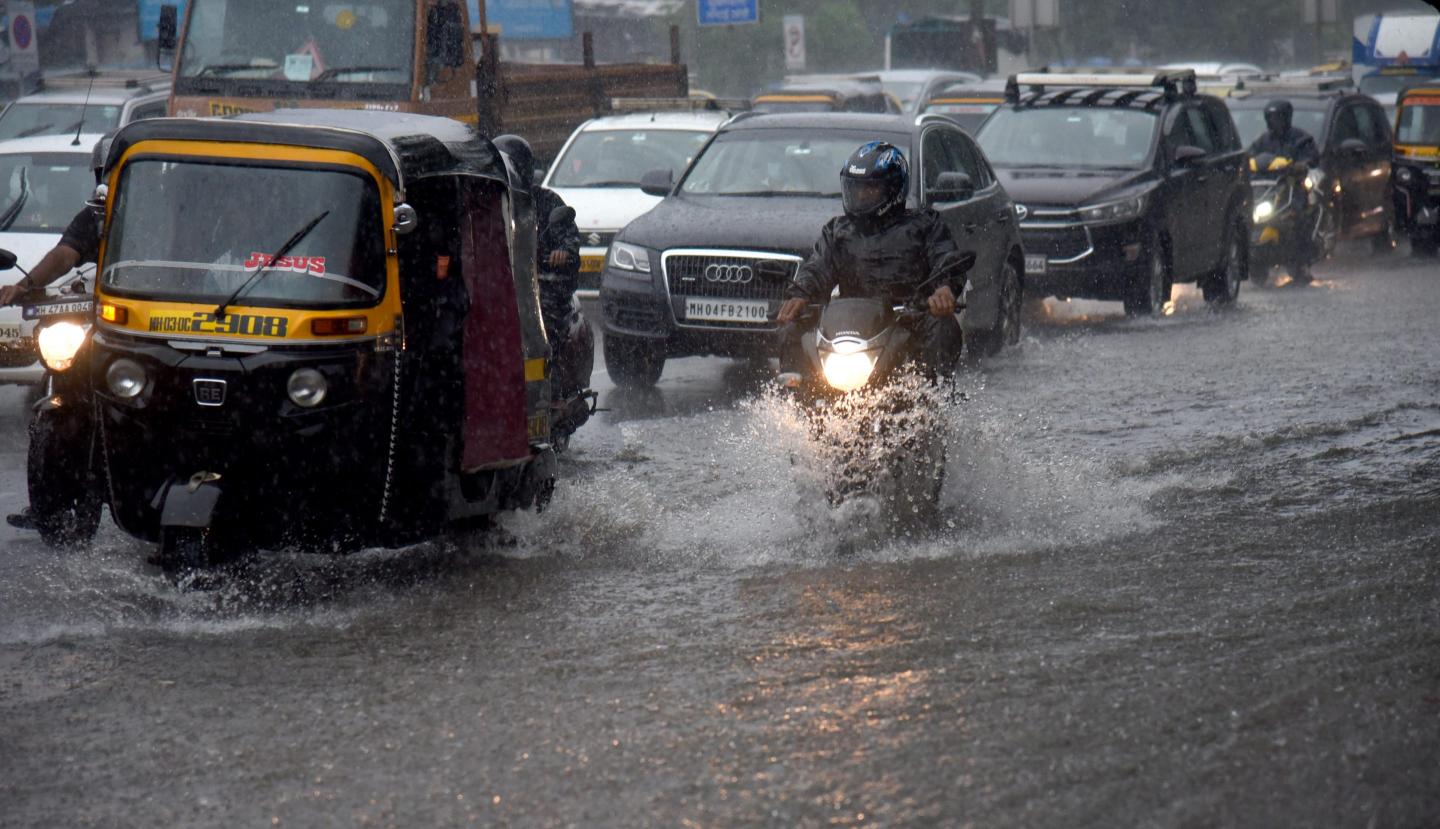 Image of flooding in India