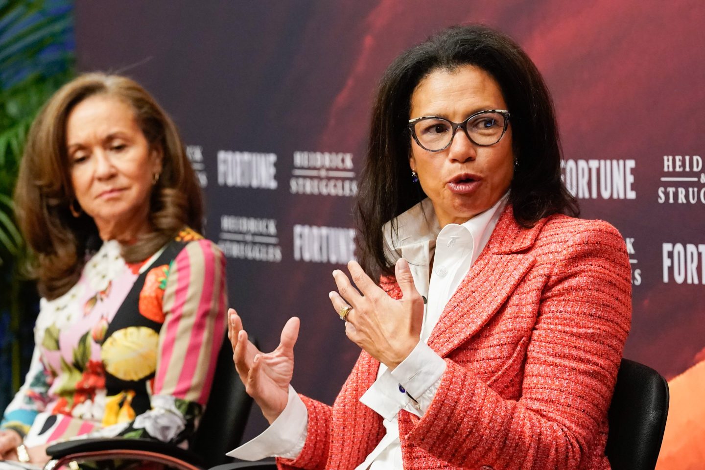 Glenda McNeal and Edith Cooper at Fortune's Most Powerful Women Summit