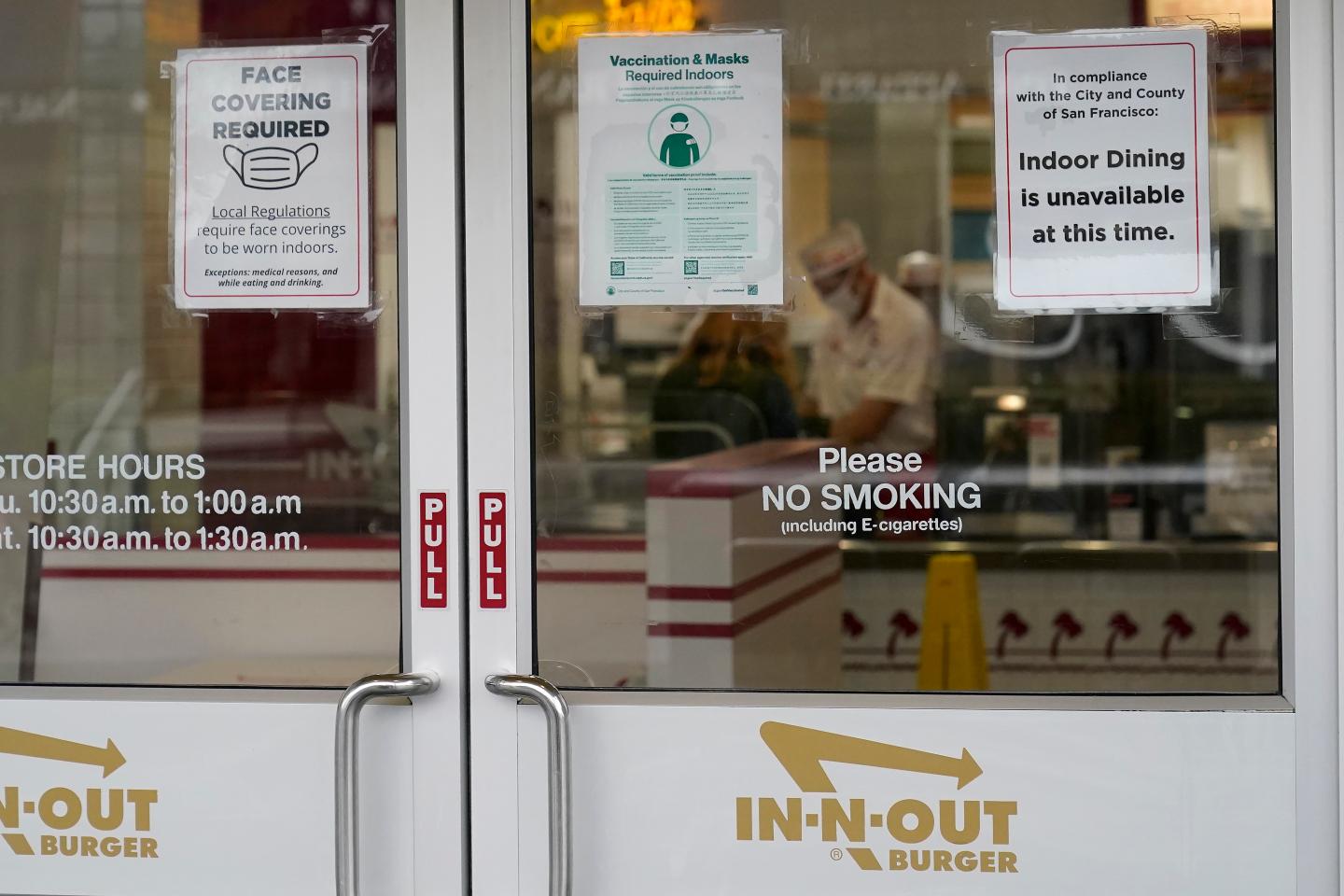 In-N-Out restaurants in California are being closed for refusing to enforce COVID-19 vaccination rules