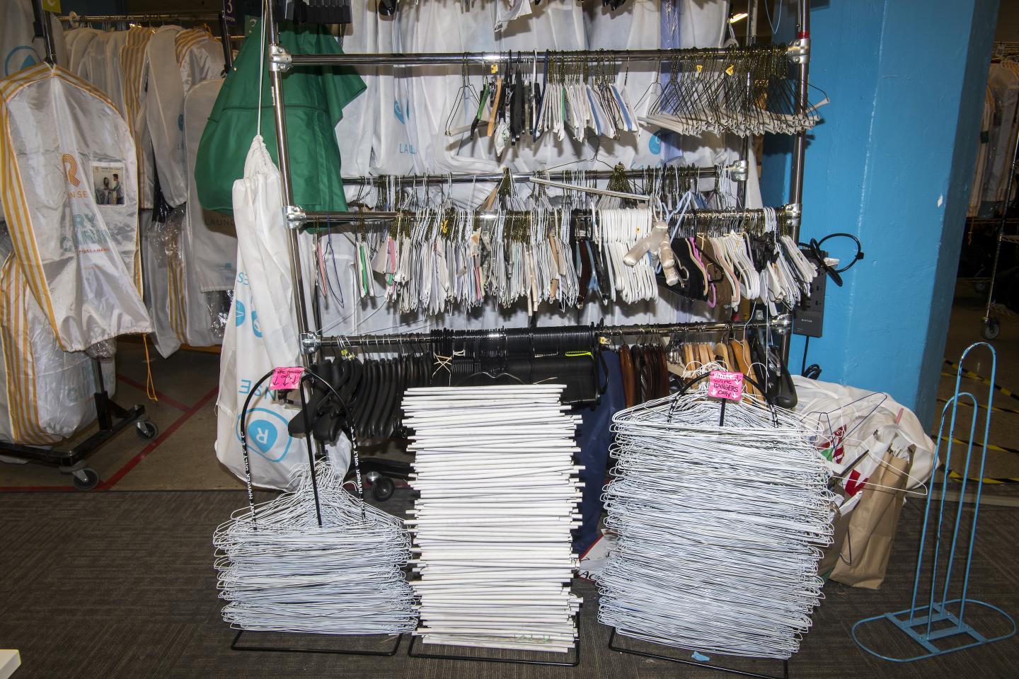 Dry cleaners are facing a hanger shortage