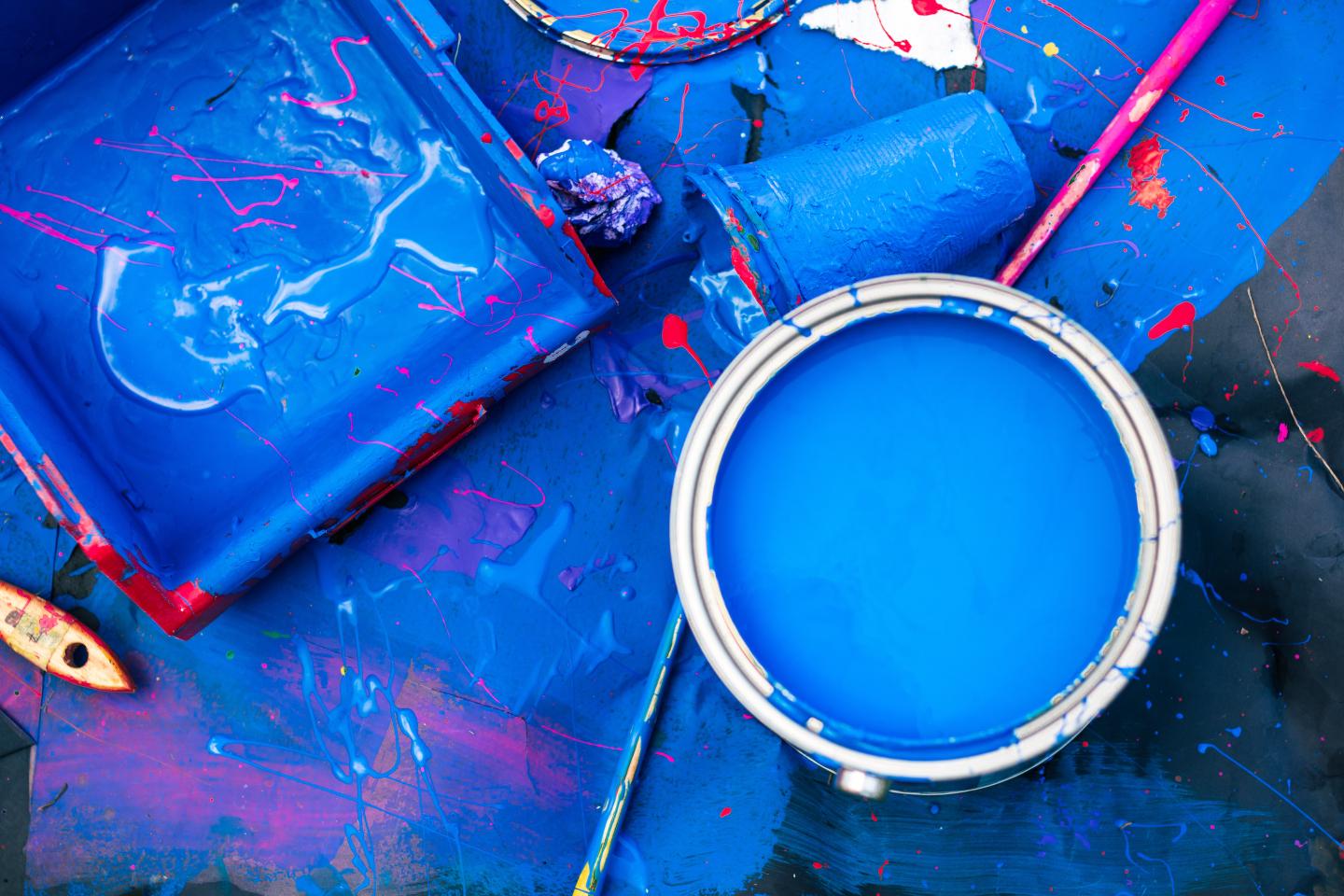 Paintmakers are running out of the color blue in latest supply crunch