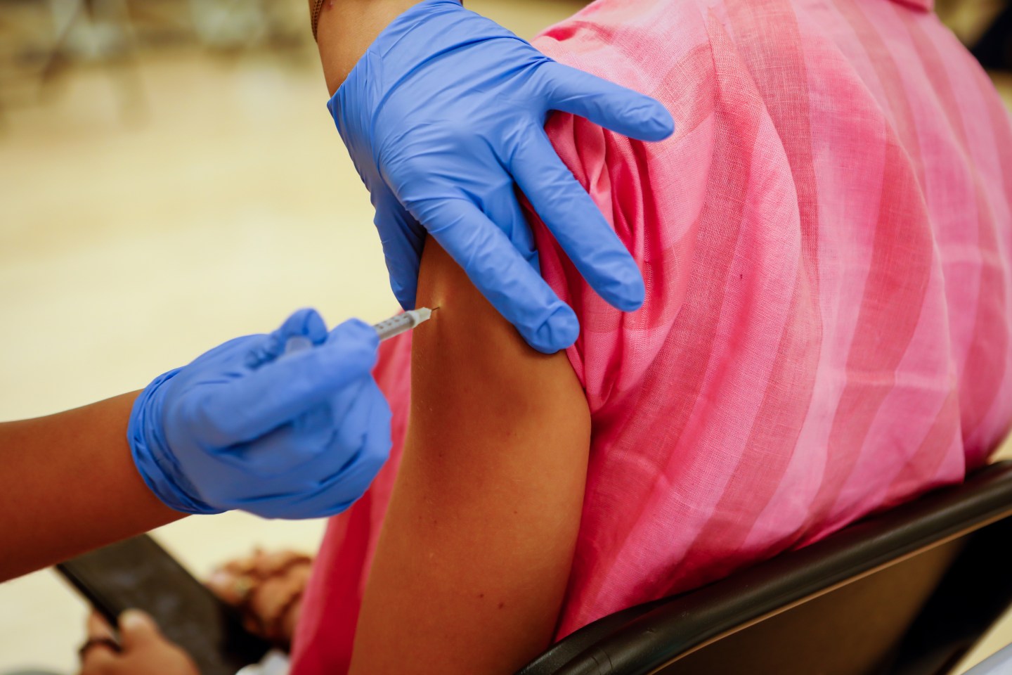 Vaccinated people can also spread the Delta variant, a yearlong U.K. study shows