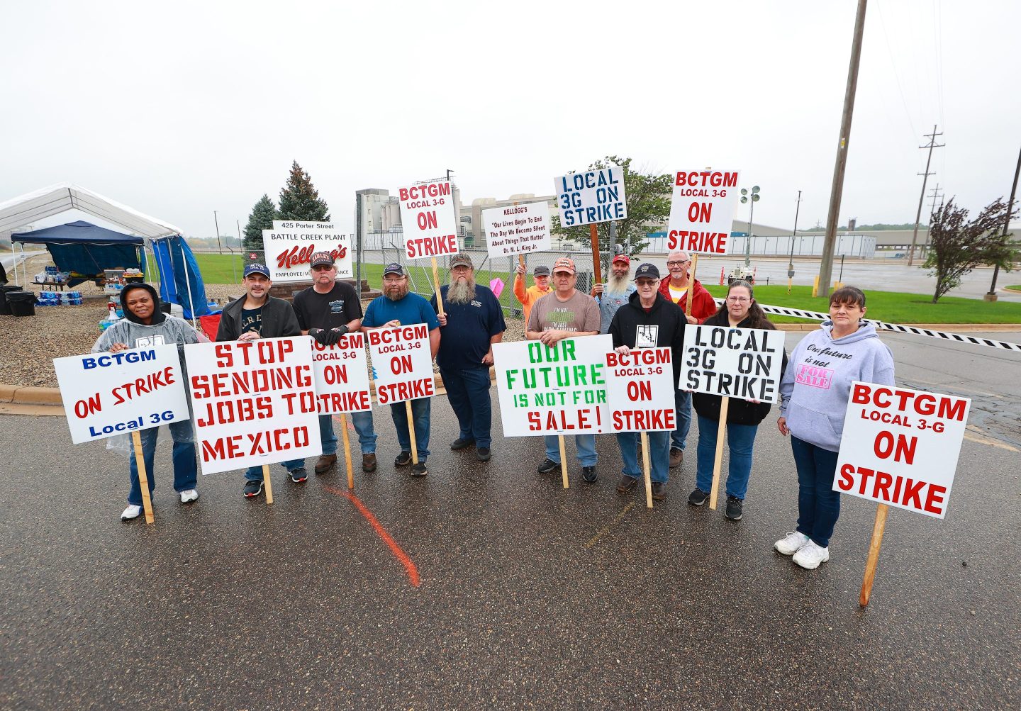 Strike at Kellogg's Cereal Plant