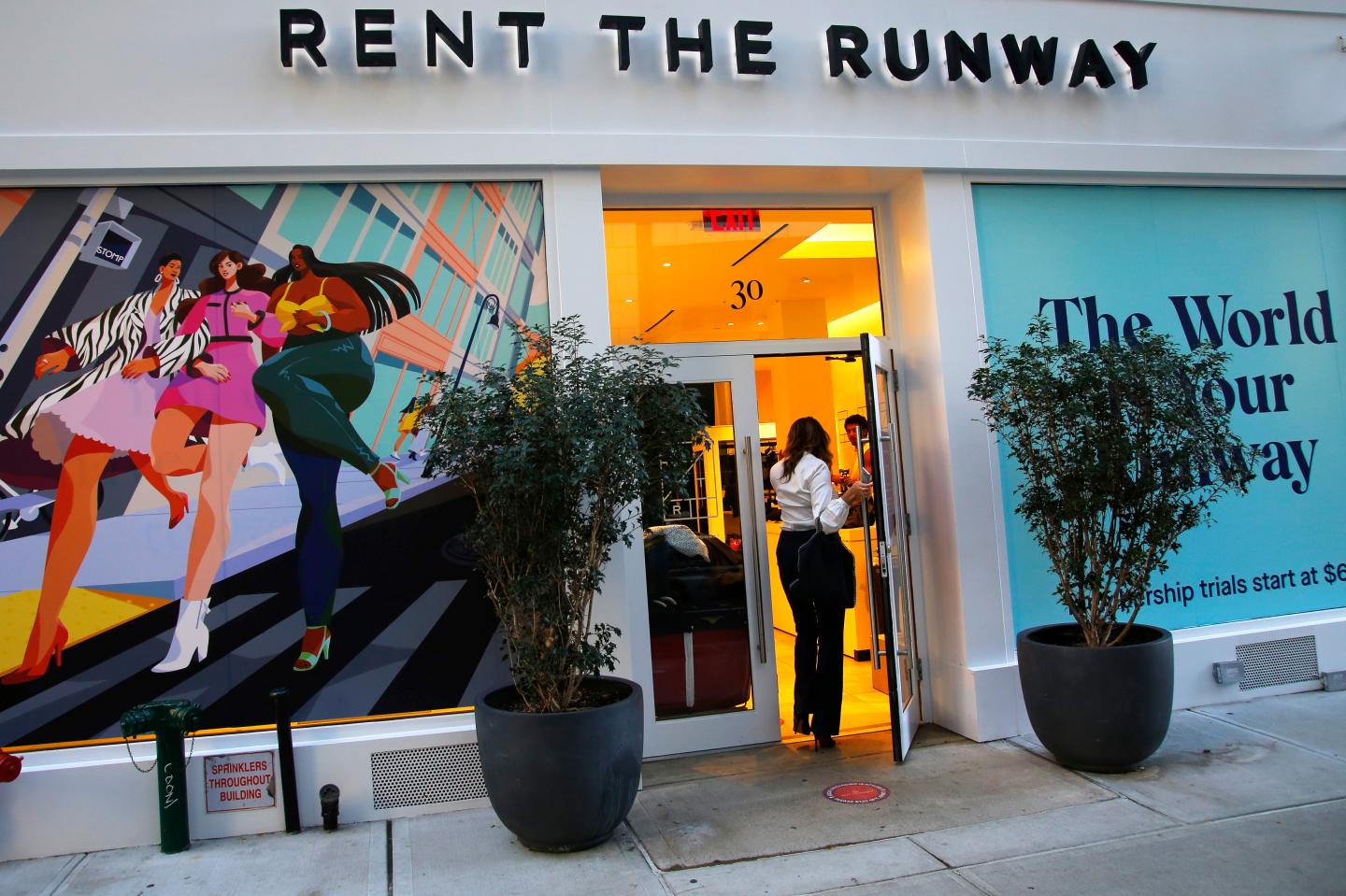 Rent the Runway makes history by going public with a female founder/CEO, COO and CFO