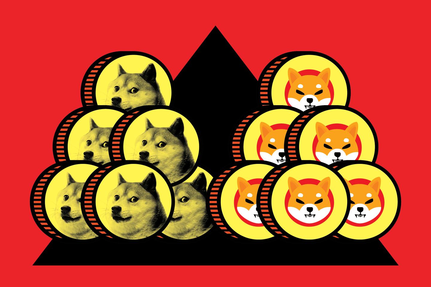 doge and shiba inu coins
