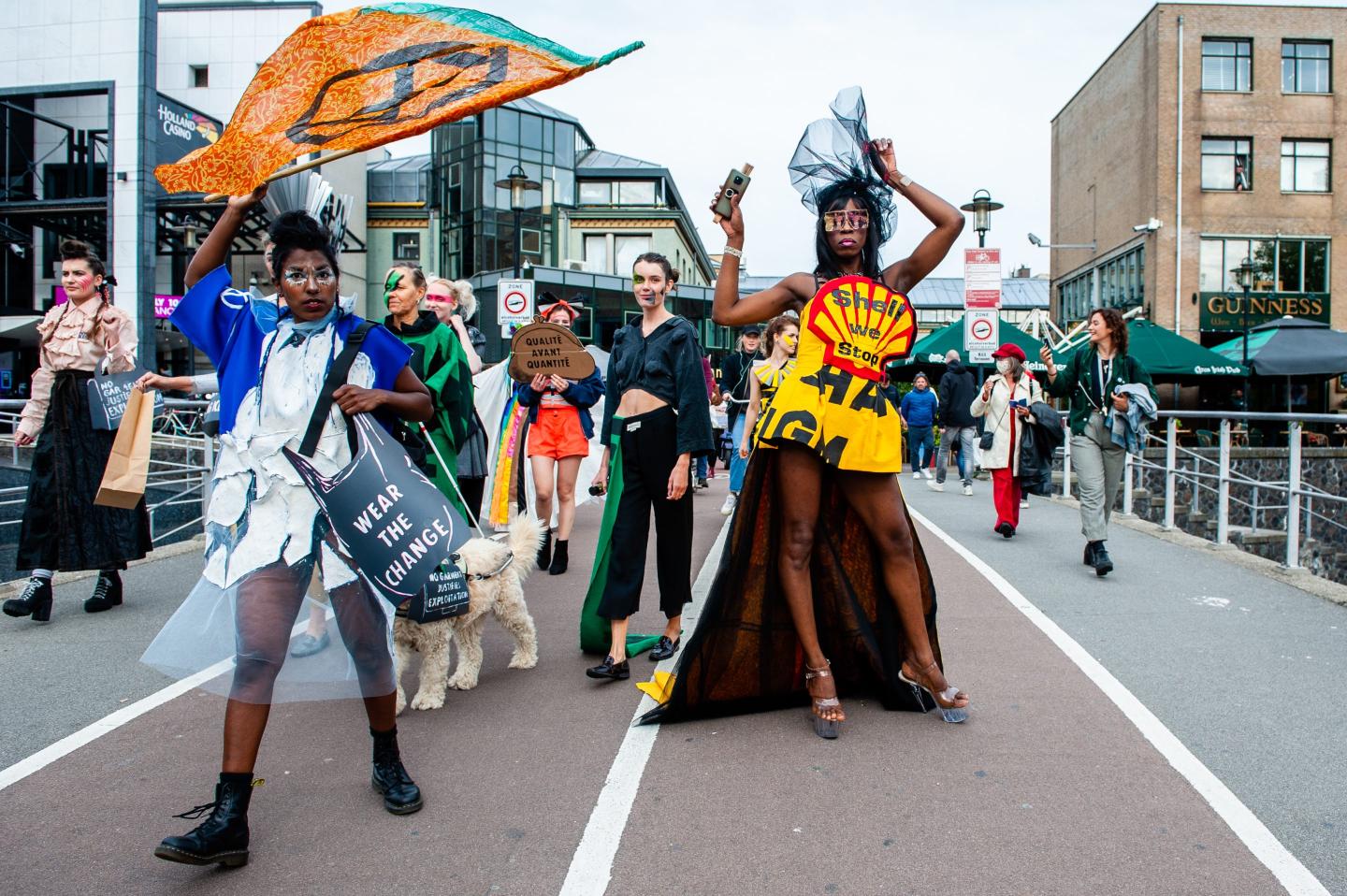 Launch Of 'Nopulence' By Extinction Rebellion In Amsterdam