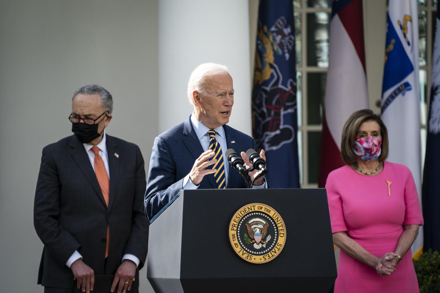 Biden, Schumer, and Pelosi