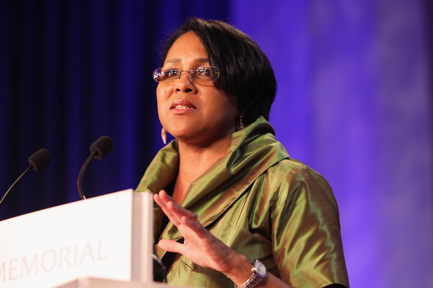 Rosalind Brewer, Executive Vice President and President of Walmart East speaks during the Martin Luther King, Jr. Memorial Dream Gala at Hilton Hotel on October 15, 2011 in Washington, DC.