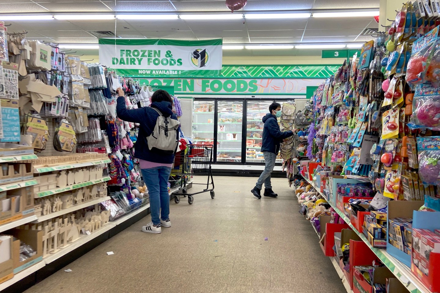 Dollar Tree aisle