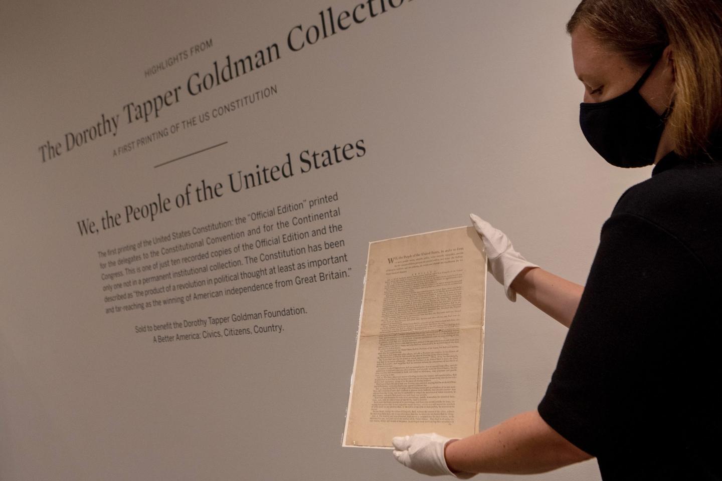 A crypto group has raised nearly $3 million in Ether to bid on a rare copy of the U.S. Constitution