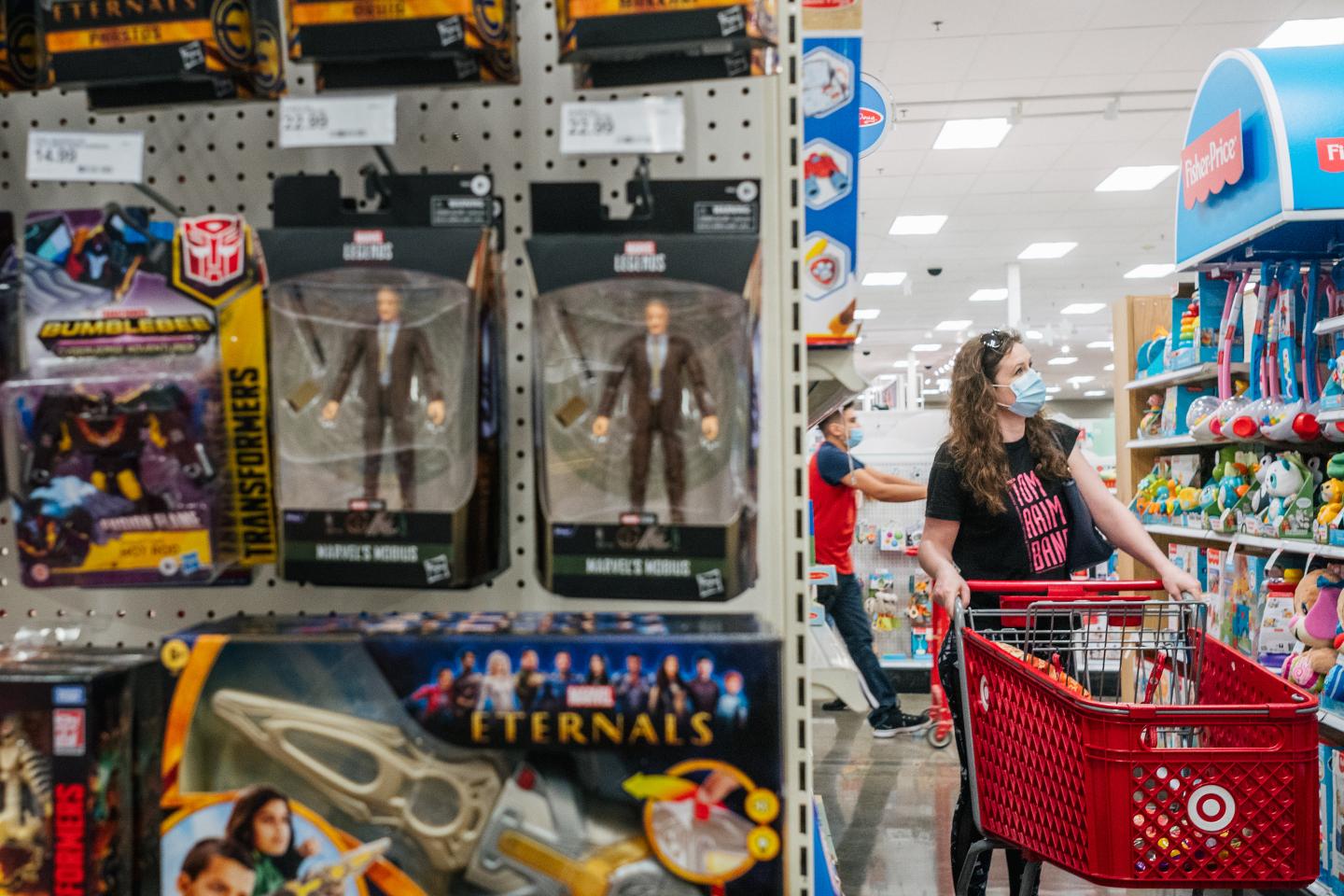 Toy section at Target