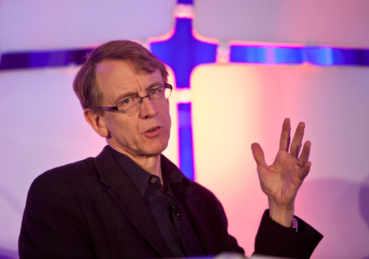John Doerr, Partner at Kleiner Perkins Caufield &amp; Byers, a venture capital firm speaks during the TechCrunch Disrupt conference in New York, on Monday, May 24, 2010.