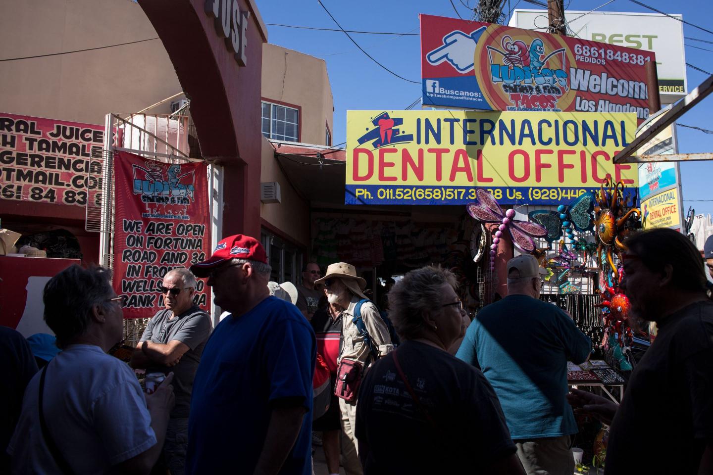 Many seniors cross the border to Los Algodones, Mexico, to get the dental care they can't afford in the U.S.