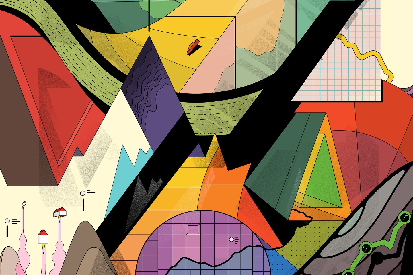 a colorful abstract illustration.