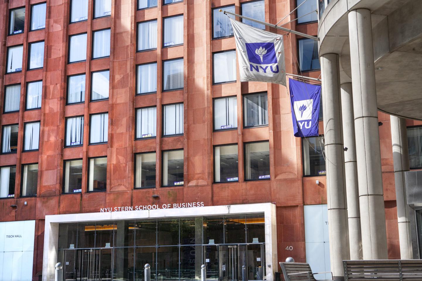 NYU Stern campus building.