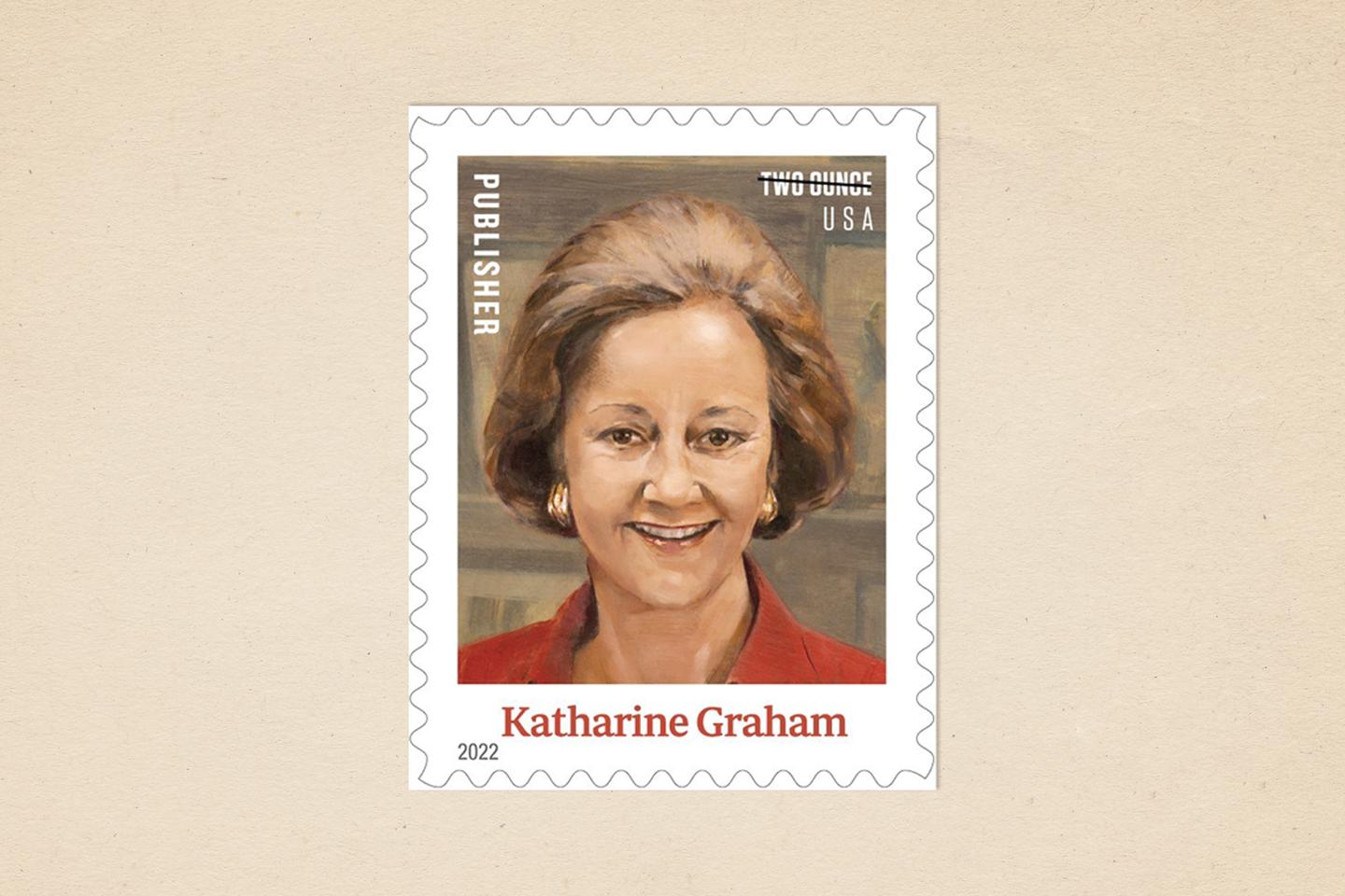 USPS Stamp Katharine Graham-Fortune 500 CEO