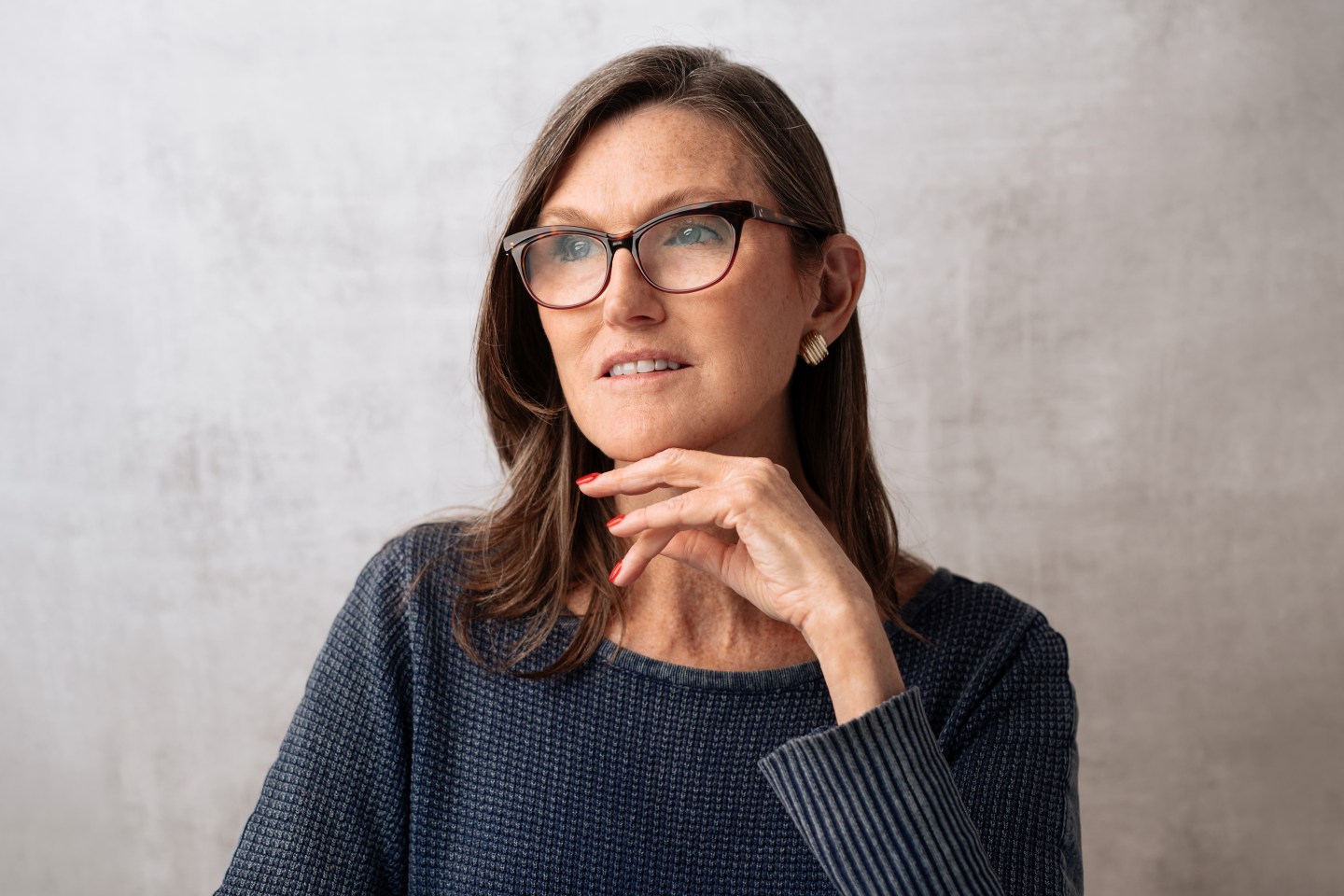 The investor Cathie Wood.