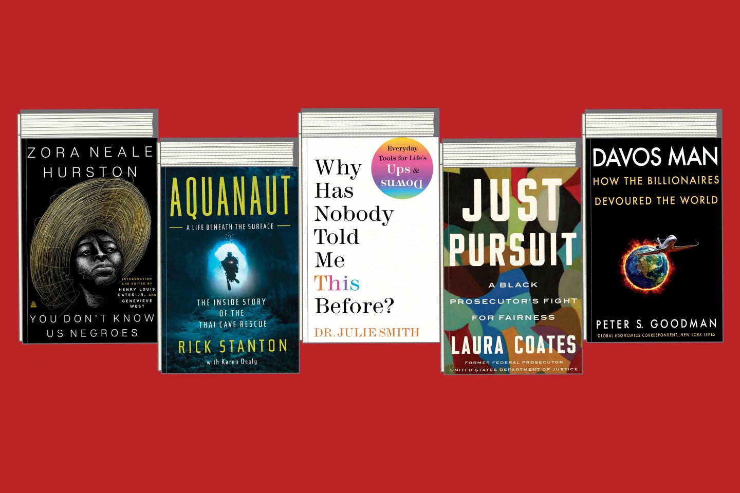 Five new books being published in January.