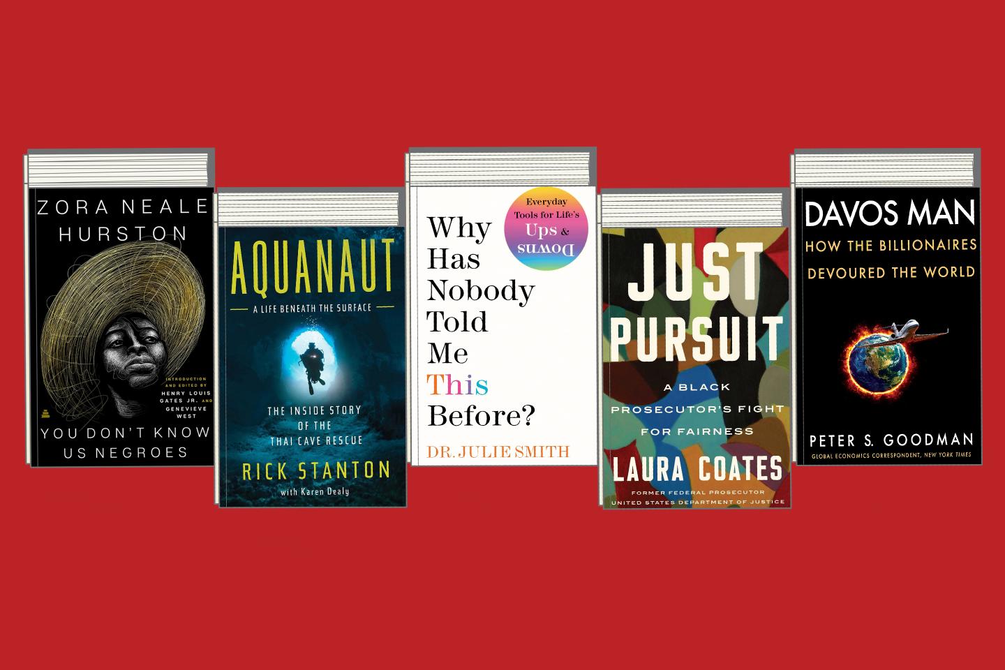 Five new books being published in January.