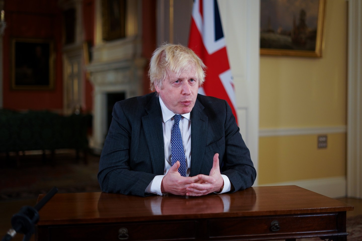 U.K. Prime Minister Boris Johnson has been in hot water over reports that his government held a Christmas party in the depths of the pandemic last year.