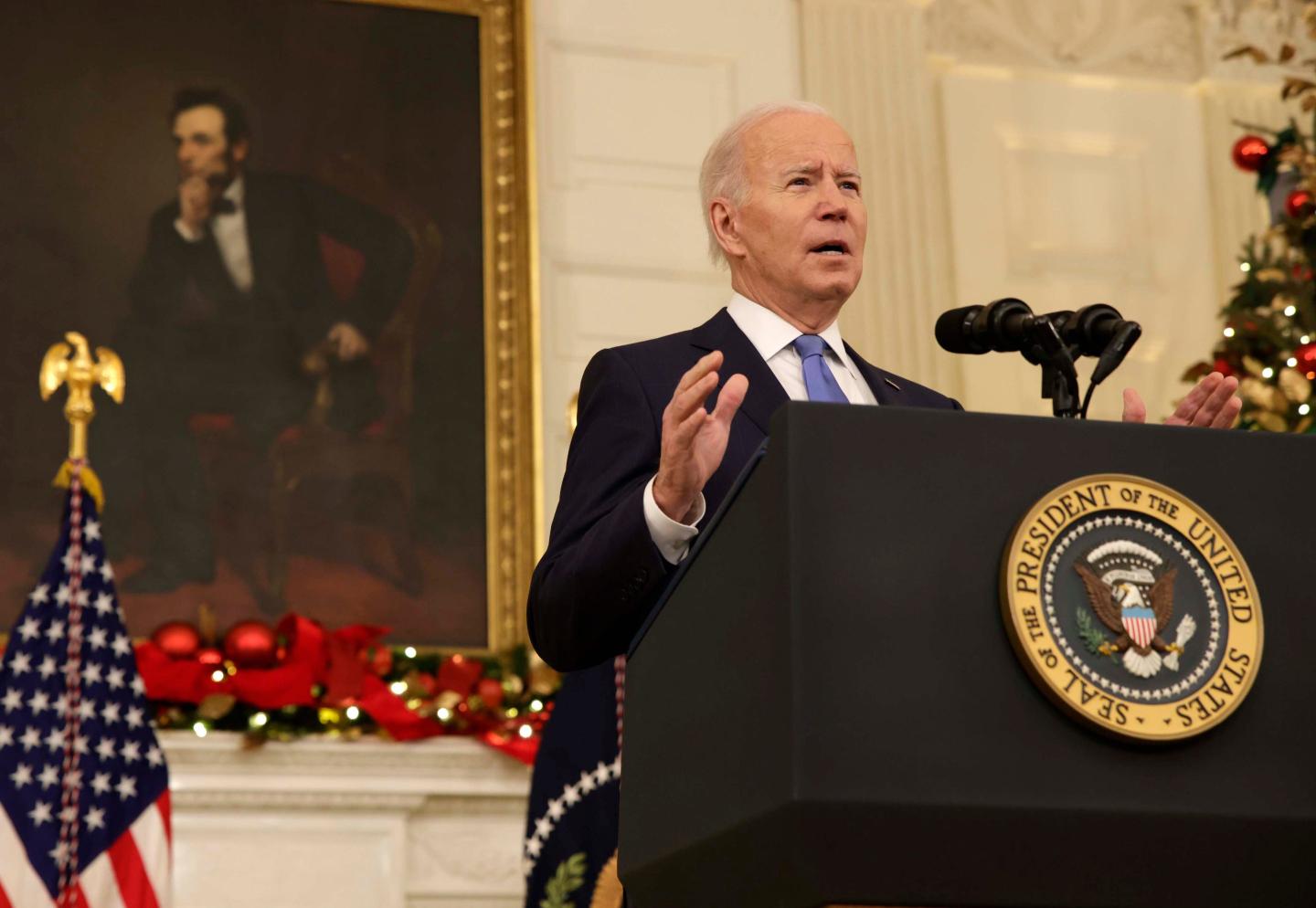‘Senator Manchin and I are going to get something done’: Biden holds out hope that Build Back Better is still alive
